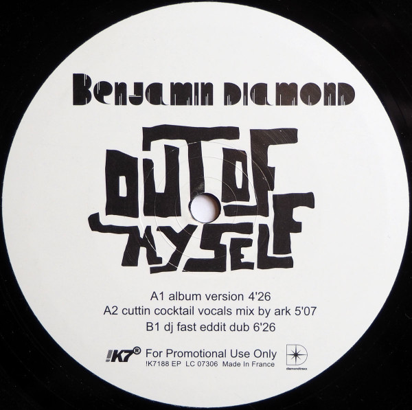 Benjamin Diamond - Out Of Myself | !K7 Records (!K7188 EP) - main Benjamin Diamond - Out Of Myself | !K7 Records (!K7188 EP) - main