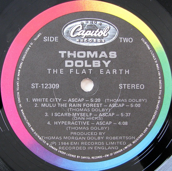 Thomas Dolby - The Flat Earth [Vinyl] | Capitol Records (ST-12309) - 4