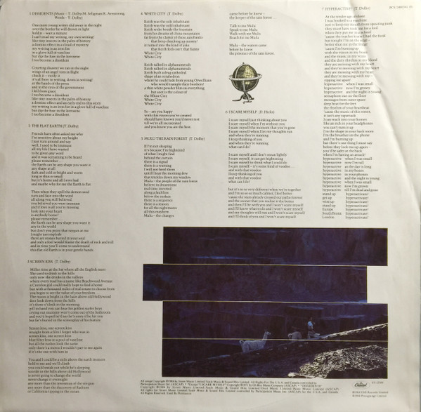 Thomas Dolby - The Flat Earth [Vinyl] | Capitol Records (ST-12309) - 14