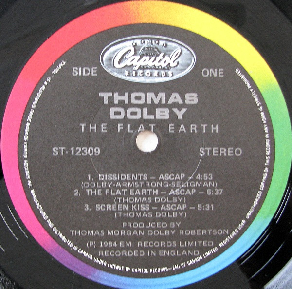 Thomas Dolby - The Flat Earth [Vinyl] | Capitol Records (ST-12309) - 3