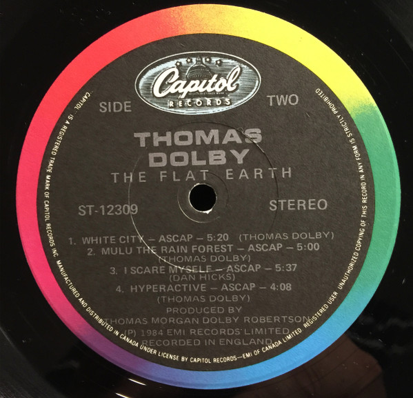 Thomas Dolby - The Flat Earth [Vinyl] | Capitol Records (ST-12309) - 13