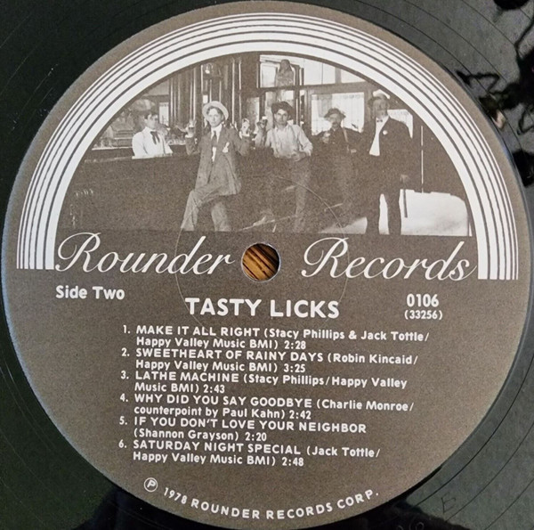Tasty Licks - Tasty Licks | Rounder Records (0106) - 4 Tasty Licks - Tasty Licks | Rounder Records (0106) - 4