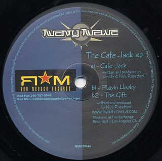 Twenty Twelve - The Cafe Jack EP | Red Menace Records (RMR 004a) - main