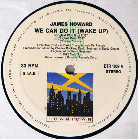 James Howard - We Can Do It (Wake Up) | Downtown (DTR 1009)