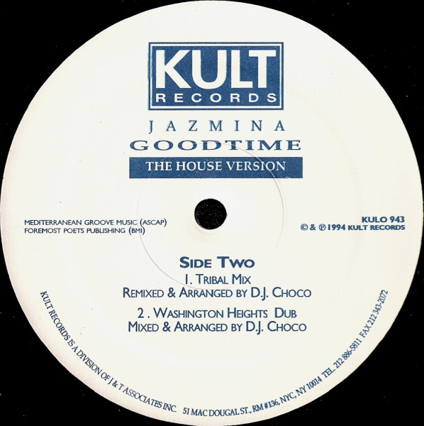 Jazmina - Goodtime (The House Version) | Kult Records (KULO 943) - 2 Jazmina - Goodtime (The House Version) | Kult Records (KULO 943) - 2
