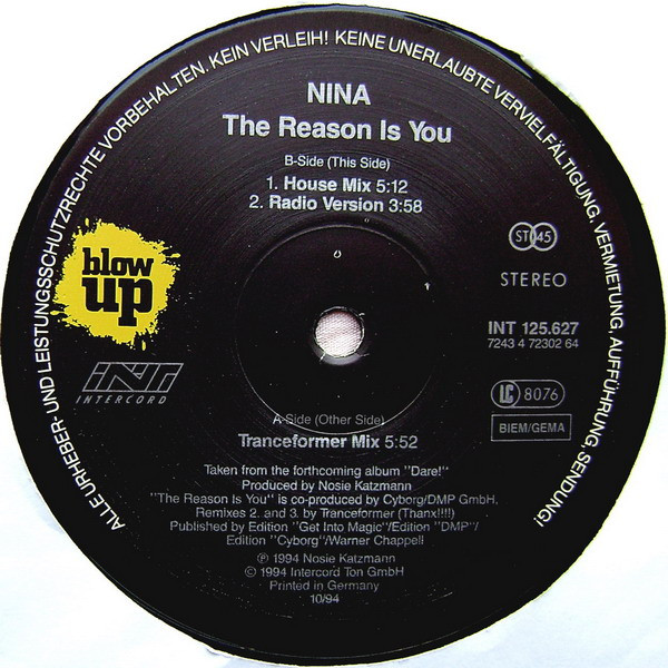 Nina - The Reason Is You | Blow Up (INT 125.627) - 4