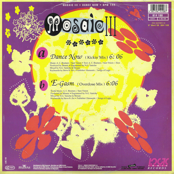 Mosaic Feat. Zyon - Dance Now | Logic Records (614 108) - 2
