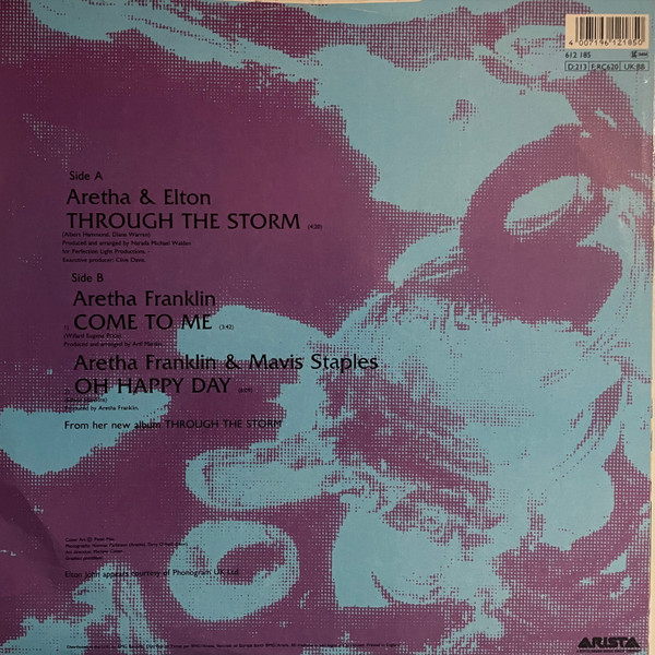 Aretha & Elton - Through The Storm | Arista (612 185) - 2