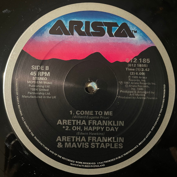 Aretha & Elton - Through The Storm | Arista (612 185) - 4