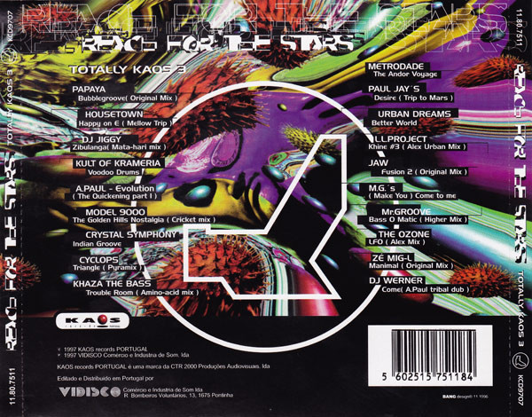 Various - Totally Kaos 3 - Reach For The Stars | Kaos Records (KCD9707) - 2