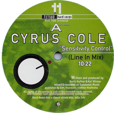 Cyrus Cole - Sensitivity Control | Tetsuo (TET 11-12) - 4 Cyrus Cole - Sensitivity Control | Tetsuo (TET 11-12) - 4