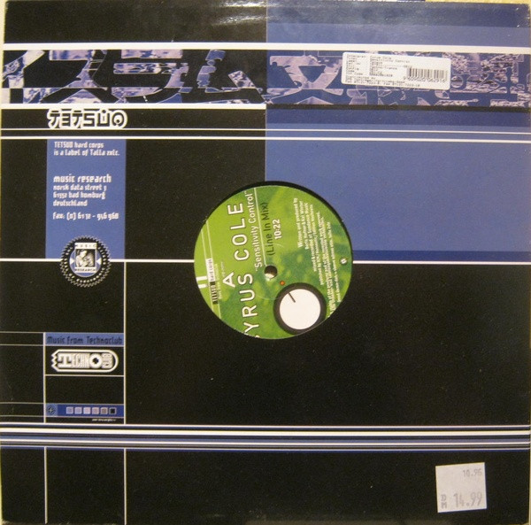 Cyrus Cole - Sensitivity Control | Tetsuo (TET 11-12) - 2 Cyrus Cole - Sensitivity Control | Tetsuo (TET 11-12) - 2