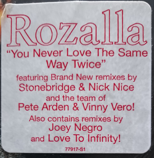 Rozalla - You Never Love The Same Way Twice | Epic Dance (49 77917) - 5