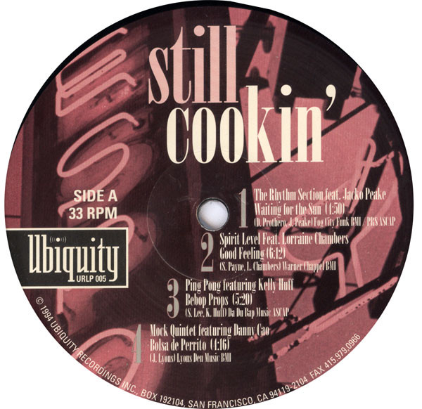 Various - Still Cookin' | Ubiquity (URLP005) - 4 Various - Still Cookin' | Ubiquity (URLP005) - 4