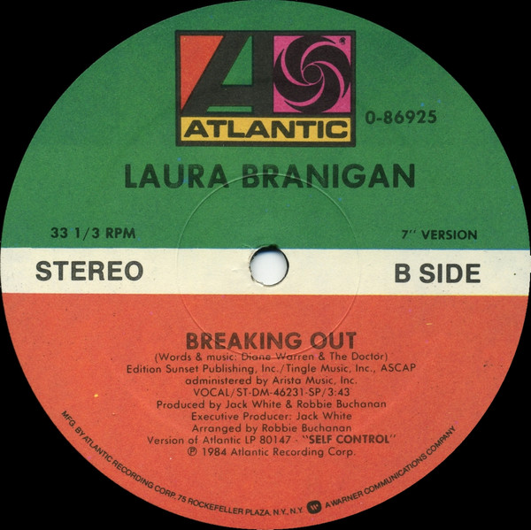 Laura Branigan - The Lucky One | Atlantic (0-86925) - 2