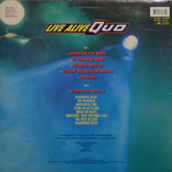 Live Alive Quo