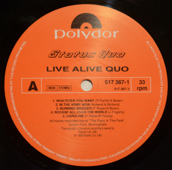 Live Alive Quo