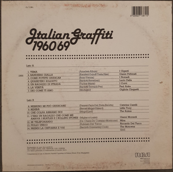 Various - Italian Graffiti 1966 | RCA International (CL 71361) - 2 Various - Italian Graffiti 1966 | RCA International (CL 71361) - 2
