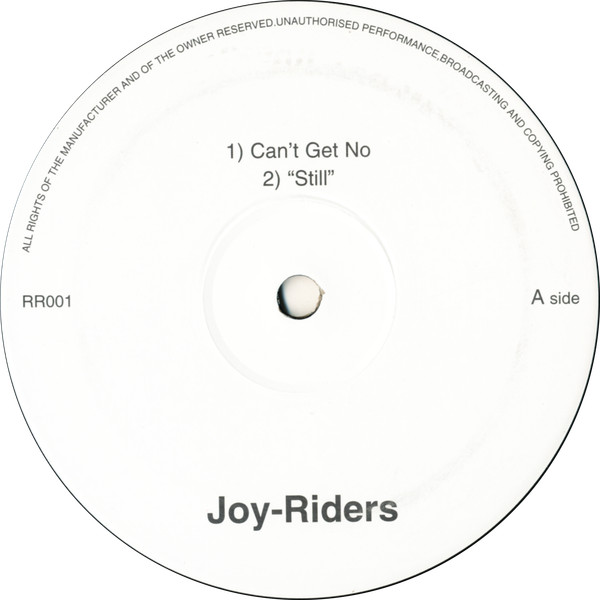 Joy-Riders / Westbam / Blancmange - Devil You Know EP | Not On Label (RR001) - main Joy-Riders / Westbam / Blancmange - Devil You Know EP | Not On Label (RR001) - main