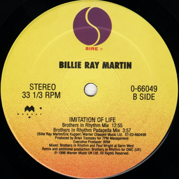 Billie Ray Martin - Imitation Of Life | Sire (0-66049) - 3