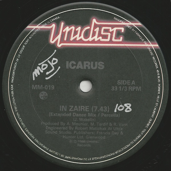 Icarus - In Zaire | Unidisc (MM-019) - 3