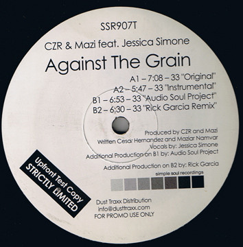 CZR & Mazi Namvar - Against The Grain | Simple Soul Recordings (SSR907T) - main