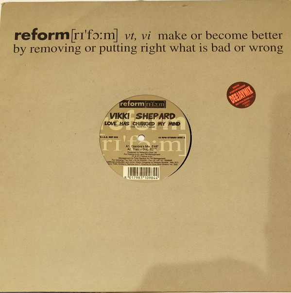 Vikki Shepard - Love Has Changed My Mind | Reform (REF 032)