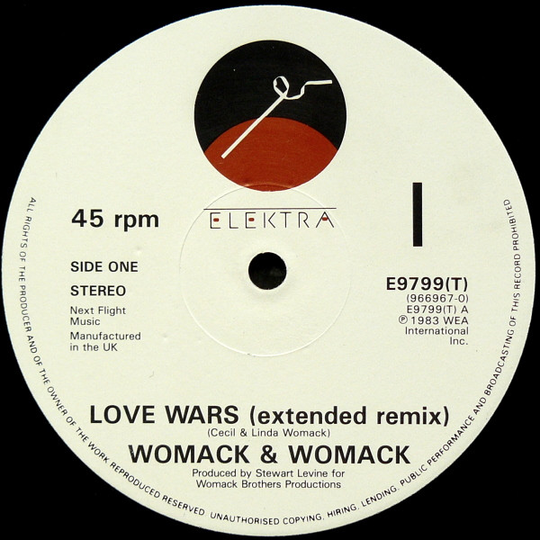 Womack & Womack - Love Wars (Extended Remix) | Elektra (E9799T) - 3