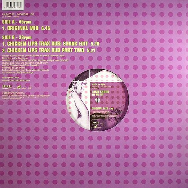 Land Shark - Tie Me Up | [PIAS] Recordings (PIASX032T) - 2