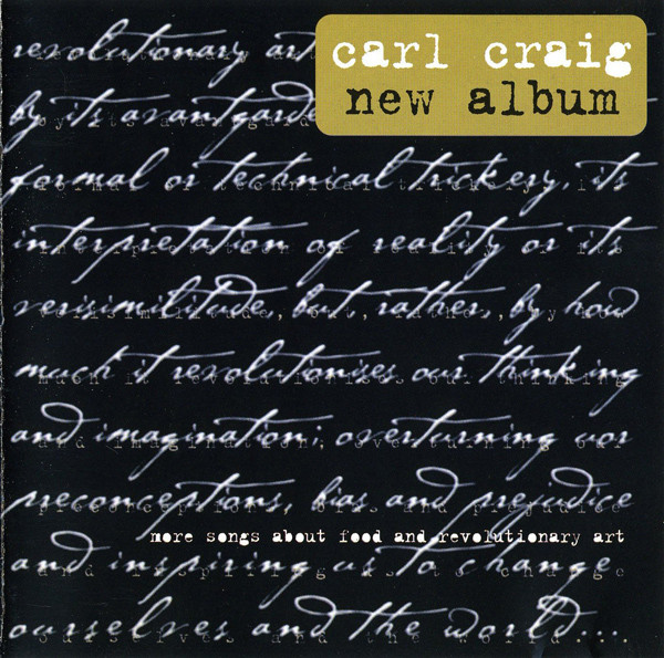 Carl Craig - More Songs About Food And Revolutionary Art | SSR (SSR 188)