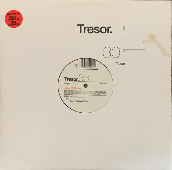 Joey Beltram - Game Form | Tresor (Tresor.33)
