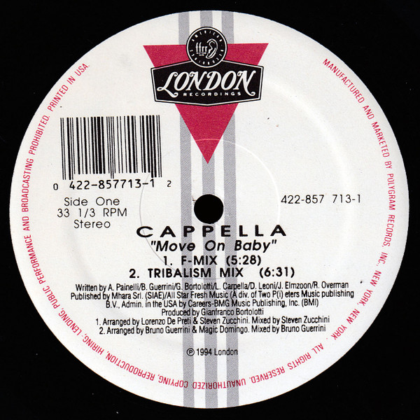 Cappella - Move On Baby | London Records (422-857 713-1)