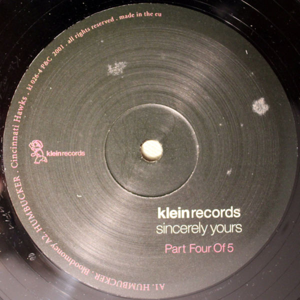 Various - Sincerely Yours - Part Four Of 5 | Klein Records (KL 026-4) - 2 Various - Sincerely Yours - Part Four Of 5 | Klein Records (KL 026-4) - 2