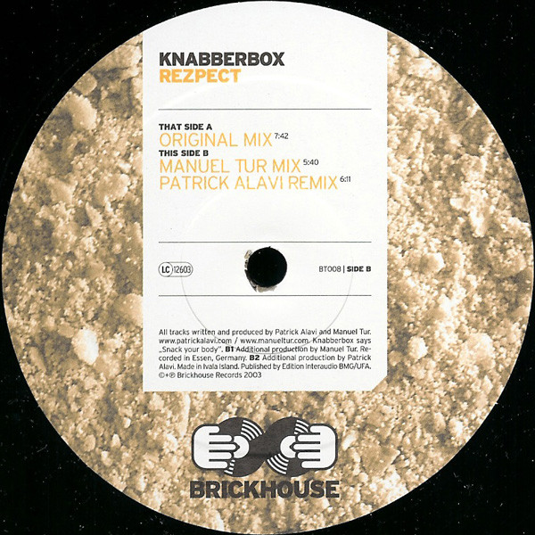 Knabberbox - Rezpect | Brickhouse Tracks (BT008) - 2 Knabberbox - Rezpect | Brickhouse Tracks (BT008) - 2