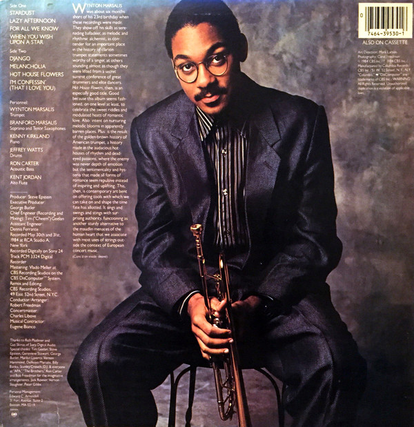 Wynton Marsalis - Hot House Flowers | Columbia (FC 39530) - 2 Wynton Marsalis - Hot House Flowers | Columbia (FC 39530) - 2