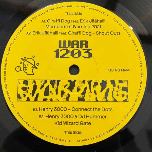 Giraffi Dog / Erik Jäähalli / Henry 3000 / DJ Hummer - WAR1203 | WARNING (WAR1203) - 4