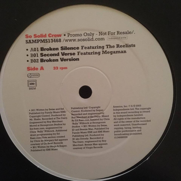 So Solid Crew - Broken Silence | Independiente (SAMPMS13468) - main