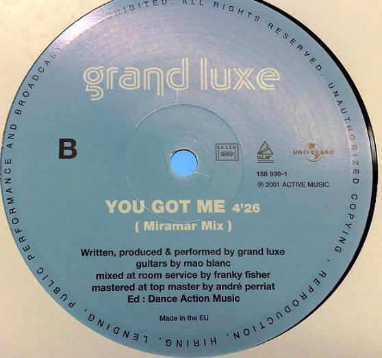 Grand Luxe - You Got Me (Remixes) | Universal Licensing Music (ULM) (158 930-1) - 3 Grand Luxe - You Got Me (Remixes) | Universal Licensing Music (ULM) (158 930-1) - 3