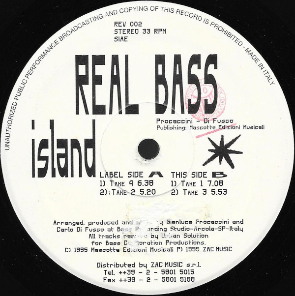 Real Bass - Island | Revenge (REV 002) - main