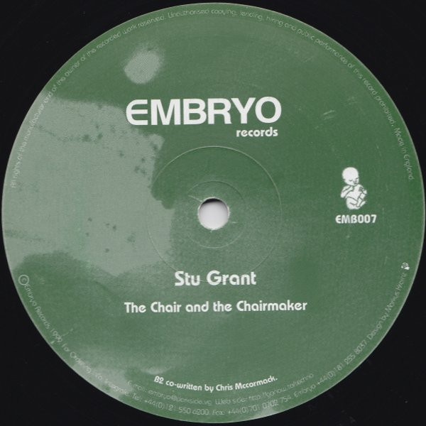 Stu Grant - The Chair And The Chairmaker | Embryo Records (EMB007)