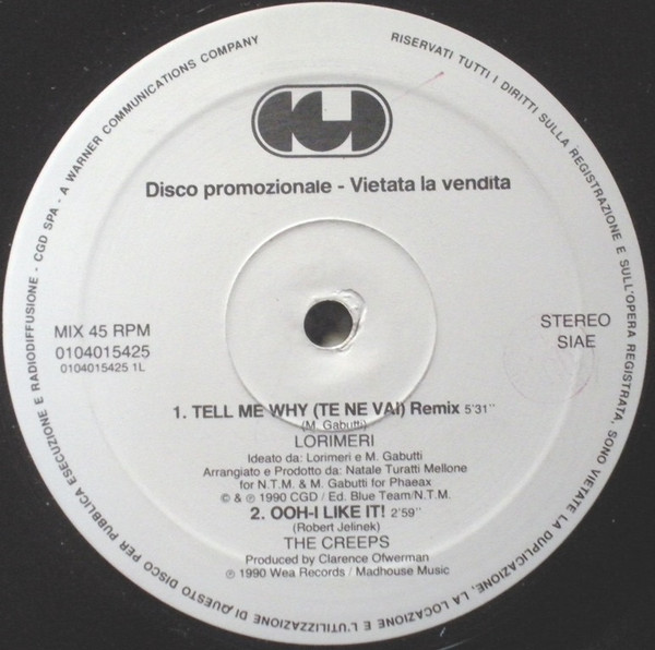 Various - Disco Promozionale | CGD (0104015425) - main