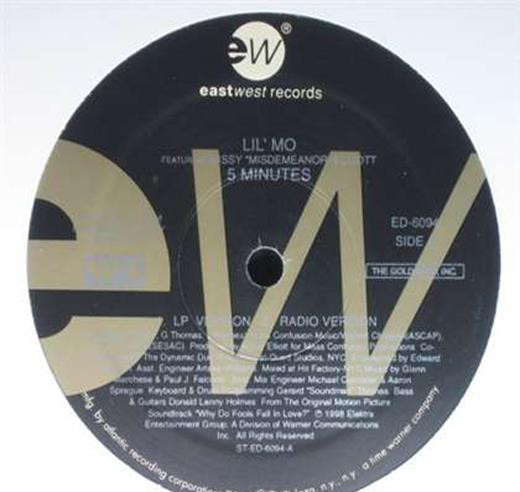 Lil' Mo - 5 Minutes | EastWest Records America (ED-6094)