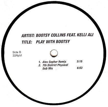 Bootsy Collins Feat. Kelli Ali - Play With Bootsy | EastWest (3256357) - 2