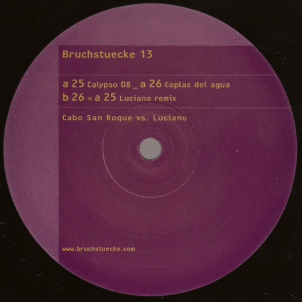 Cabo San Roque vs. Luciano - Membrillo EP | Bruchstuecke (Bruchstuecke 13) - main Cabo San Roque vs. Luciano - Membrillo EP | Bruchstuecke (Bruchstuecke 13) - main