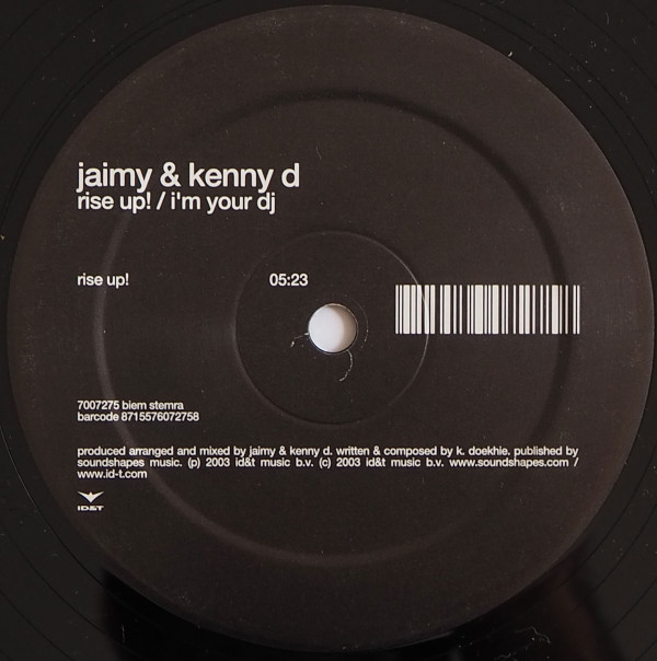 Jaimy & Kenny D - Rise Up! / I'm Your DJ | ID&T (7007275) - 3