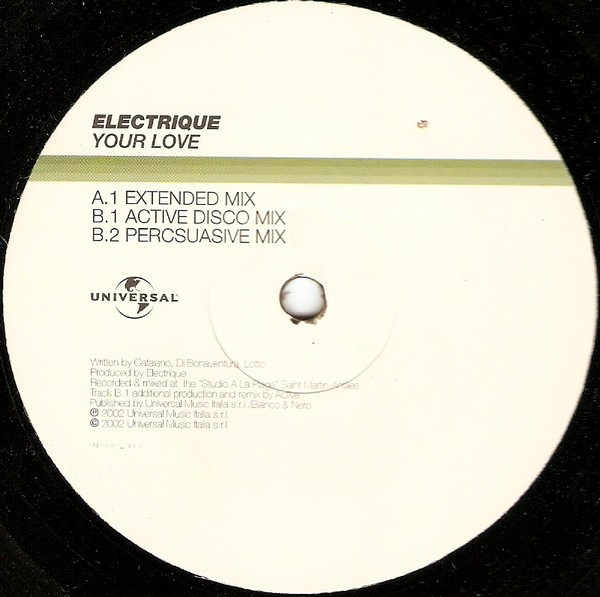 Electrique - Your Love | Universal (UNIV 05.02) - main Electrique - Your Love | Universal (UNIV 05.02) - main