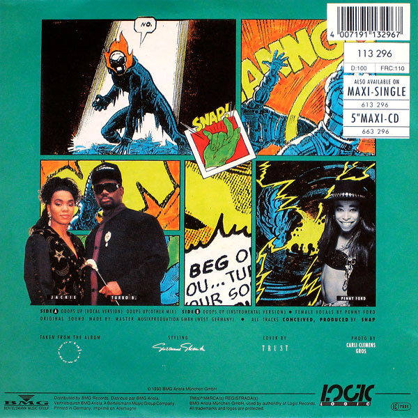 Snap! - Ooops Up | Logic Records (113 296) - 2