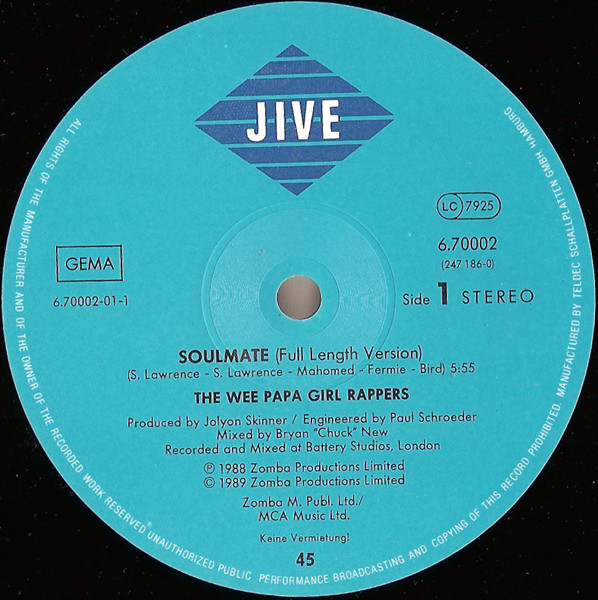 Wee Papa Girl Rappers - Soulmate | Jive (6.70002 AE) - 2 Wee Papa Girl Rappers - Soulmate | Jive (6.70002 AE) - 2