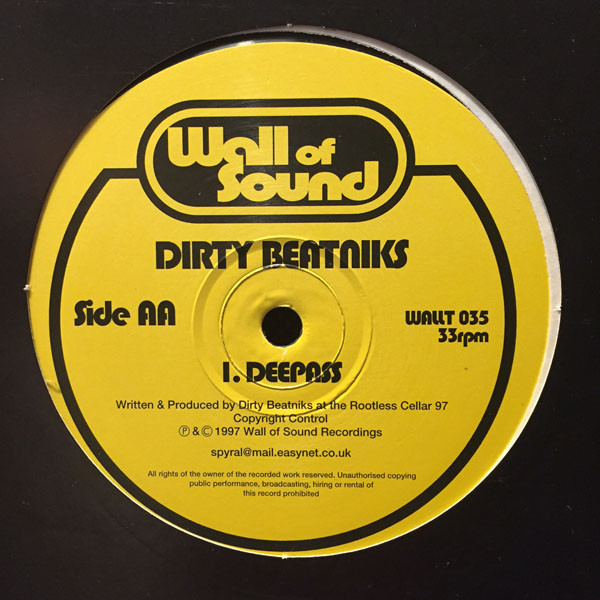 Dirty Beatniks - Latinhead / Deepass | Wall Of Sound (WALLT 035) - 2 Dirty Beatniks - Latinhead / Deepass | Wall Of Sound (WALLT 035) - 2