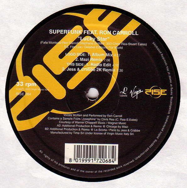 Superfunk - Lucky Star | Rise (RISE 064) - 2 Superfunk - Lucky Star | Rise (RISE 064) - 2